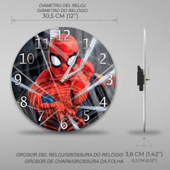 Reloj pared Spiderman Marvel sólo 21.95€