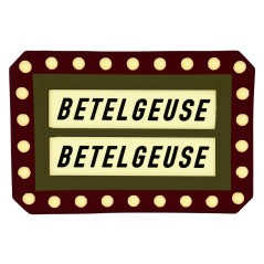 Tarjetero Here Lies Betelgeuse Marquee Beetlejuice Loungelfy