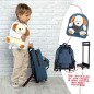 Trolley + peluche Perro Duff 38cm