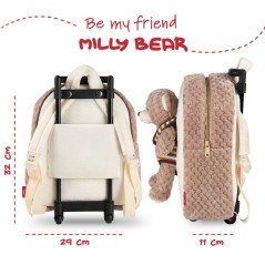 Trolley + peluche Oso Milly 38cm sólo 34.95€