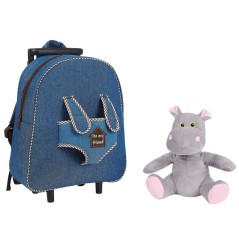 Trolley + Peluche Hipopotamo Holly 38cm sólo 34.95€