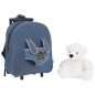 Trolley + Peluche Oso Perry 38cm