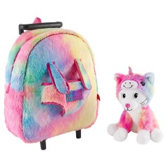 Trolley + peluche gato Emi 32cm sólo 29.95€