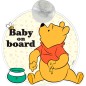 Señal coche baby on board Winnie the Pooh Disney