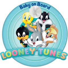 Señal coche baby on board Looney Tunes