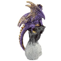 Figura Dragon Leyenda Oscura Piedra Preciosa y Calavera 11cm surtido