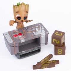 Calendario Perpetuo 3D Groot Death Button Guardianes de la Galaxia Marvel