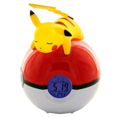 Lampara despertador Led Pikachu Pokeball Pokemon sólo 44.99€