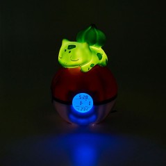 Lampara despertador Led Bulbasaur Pokeball Pokemon sólo 44.99€