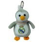 Llavero peluche pinguino Real Madrid