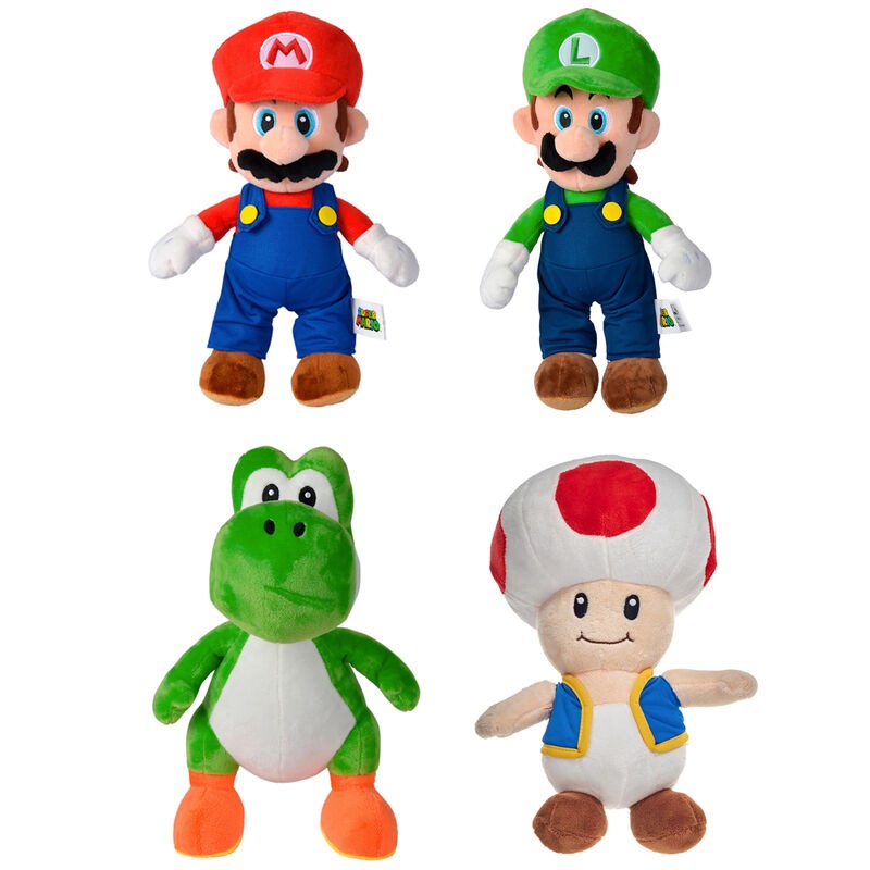 Peluche Super Mario Bros 20cm surtido