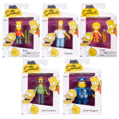 Figura wave 1 Los Simpsons 6cm surtido