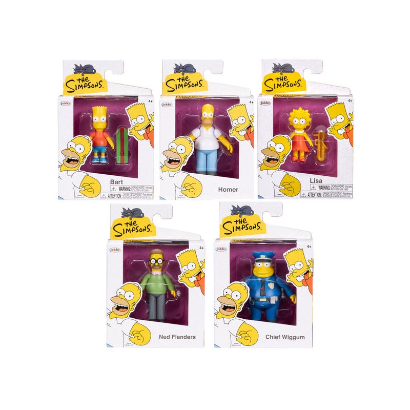 Figura wave 1 Los Simpsons 6cm surtido