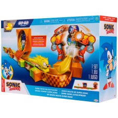 Playset Super Sonic Deluxe Go Go Racers Sonic sólo 49.95€