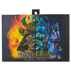 Set 2 figuras Ultimate Future Past World Tour Iron Maiden 18cm