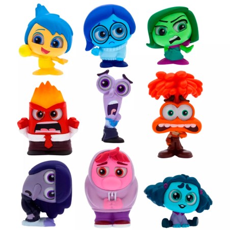 Set 9 figuras Del Reves 2 Doorables Disney Pixar 4cm