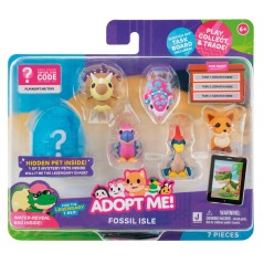 Blister 6 figuras Isla Fosil Adopt Me!