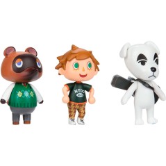 Blister 3 Figuras Animal Crossing 6cm sólo 21.95€