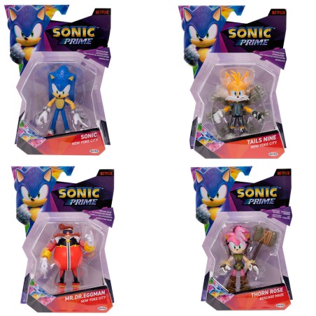 Figura wave 1 Sonic Prime 13cm surtido