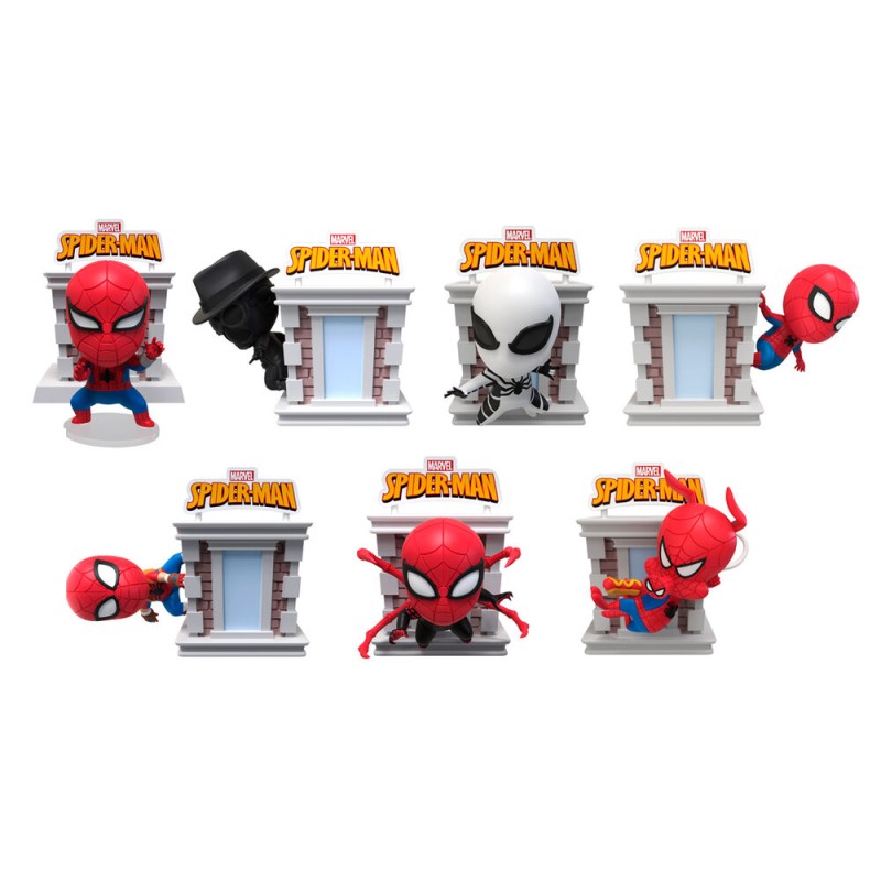 Figura sorpresa Tower Hero Box Spiderman Marvel surtido