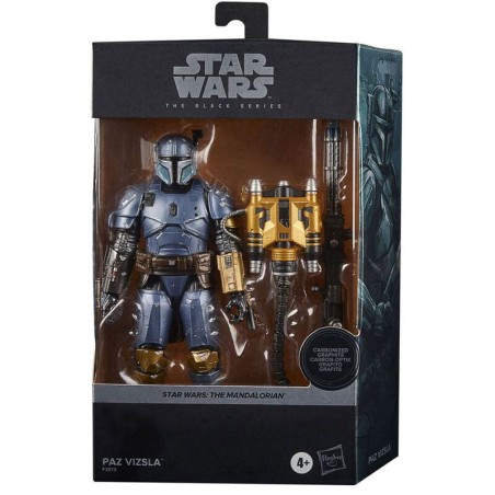 Figura Paz Vizla Carbonized Black Series Star Wars 15cm