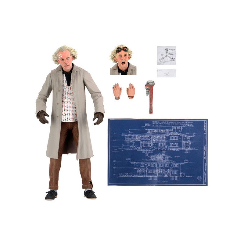 Figura Ultimate Doc Brown Regreso al Futuro 18cm