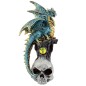 Figura Dragon Leyenda Oscura Piedra Preciosa y Calavera 11cm surtido