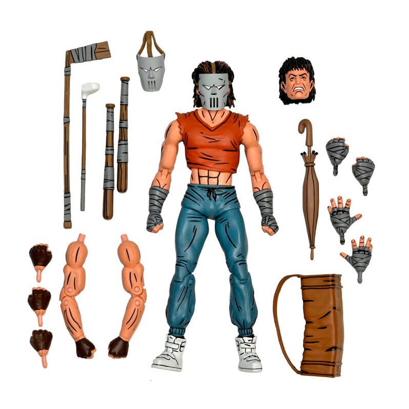 Figura Casey Jones in Red Shirt Las Tortugas Ninja 18cm