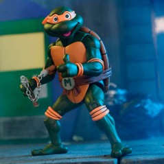 Figura Ultimate Michelangelo VHS Cartoon Tortugas Ninja 18cm sólo 49.95€