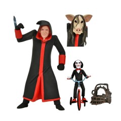 Figuras Jigsaw Killer & Billy the Puppet Tricycle Saw Toony Terrors 15cm