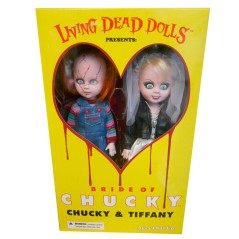 Set 2 muñecos Chucky and Tifanny Living Dead Dolls 25cm