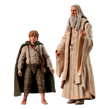 Figura Saruman El Señor de los Anillos 18cm