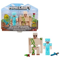 Blister 2 figuras Minecraft 8cm surtido sólo 32.95€