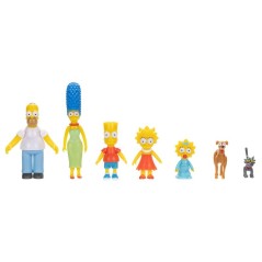 Blister 7 figuras Famila Los Simpsons 6cm sólo 31.95€