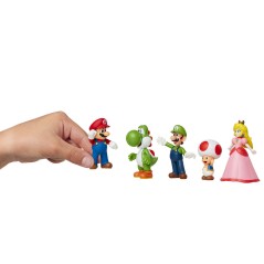 Blister 5 figuras Super Mario Nintendo 6cm sólo 29.95€