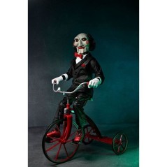 Figura Billy the Puppet Triciclo Saw con sonido 33cm