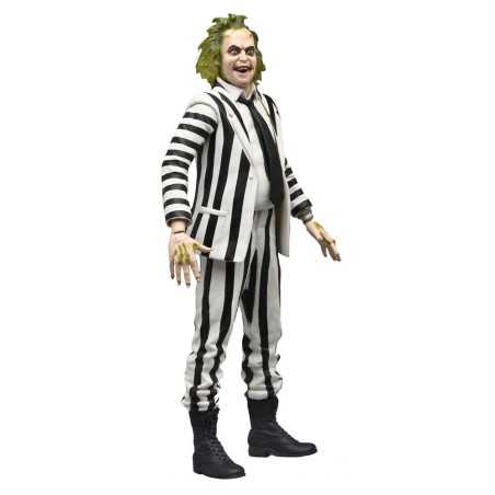 Figura Beetlejuice 1988 Black and White Striped Suit Beetlejuice 18cm