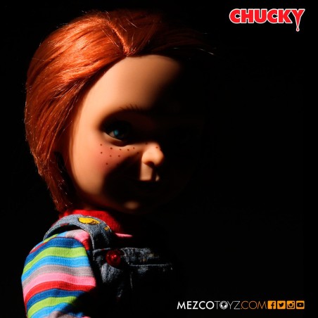 Figura articulada parlante Muñeco Diabolico Chucky 38cm