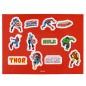 Set papeleria coloreable Vengadores Avengers Marvel