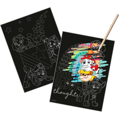 Set papeleria Scratch Art Patrulla Canina Paw Patrol