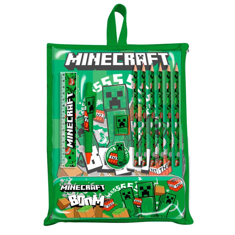 Set papeleria Minecraft