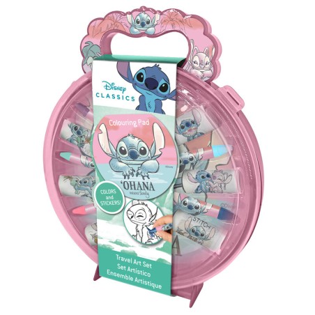 Set papeleria viaje Stitch Disney