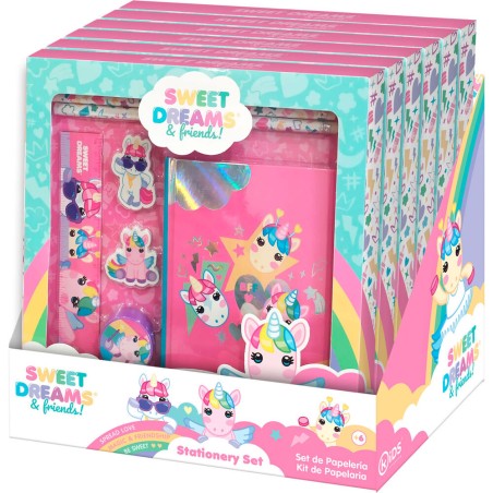 Set papeleria en caja Sweet Dreams