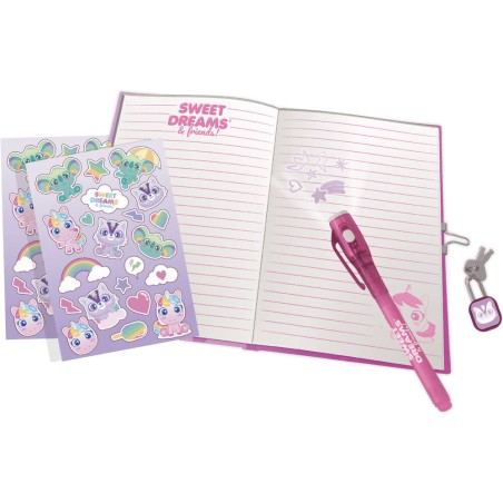 Set papeleria con diario Sweet Dreams