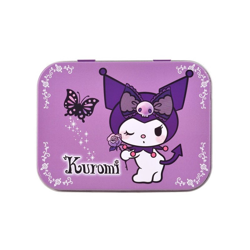 Caja Metal Tiritas Kuromi Hello Kitty