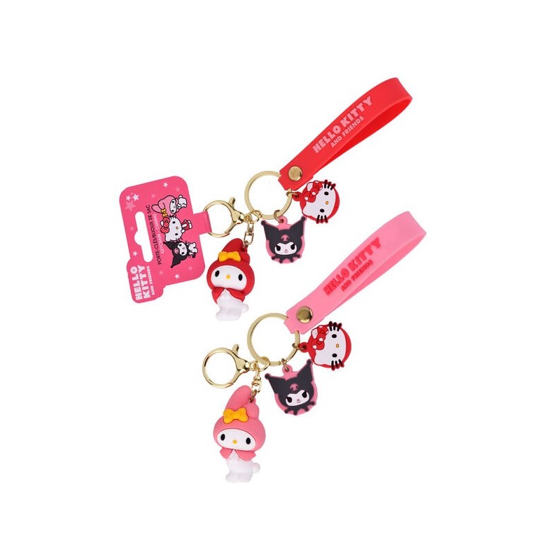 Llavero 3D My Melody Hello Kitty surtido