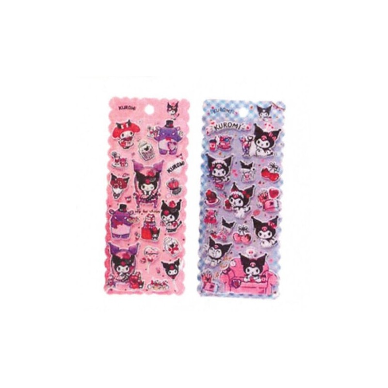 Pegatinas relieve Kuromi Hello Kitty surtido