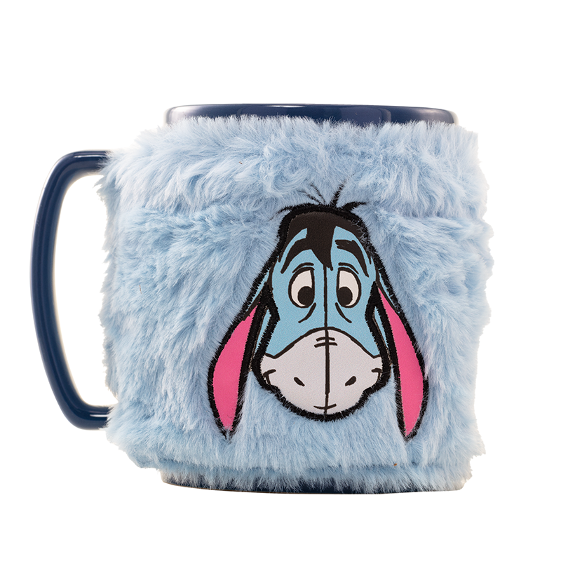 Taza funda de peluche Eeyore Winnie the Pooh Disney 440ml
