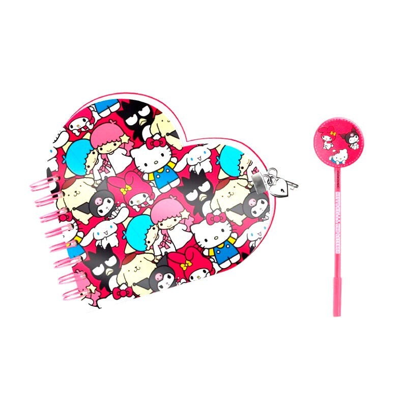 Set diario + boligrafo Friends Hello Kitty