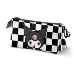 Portatodo Kuromi Hello Kitty triple